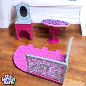 Barbie Mattel 2013 Dreamhouse Dollhouse Furniture Replacement Toy Parts (3pc)